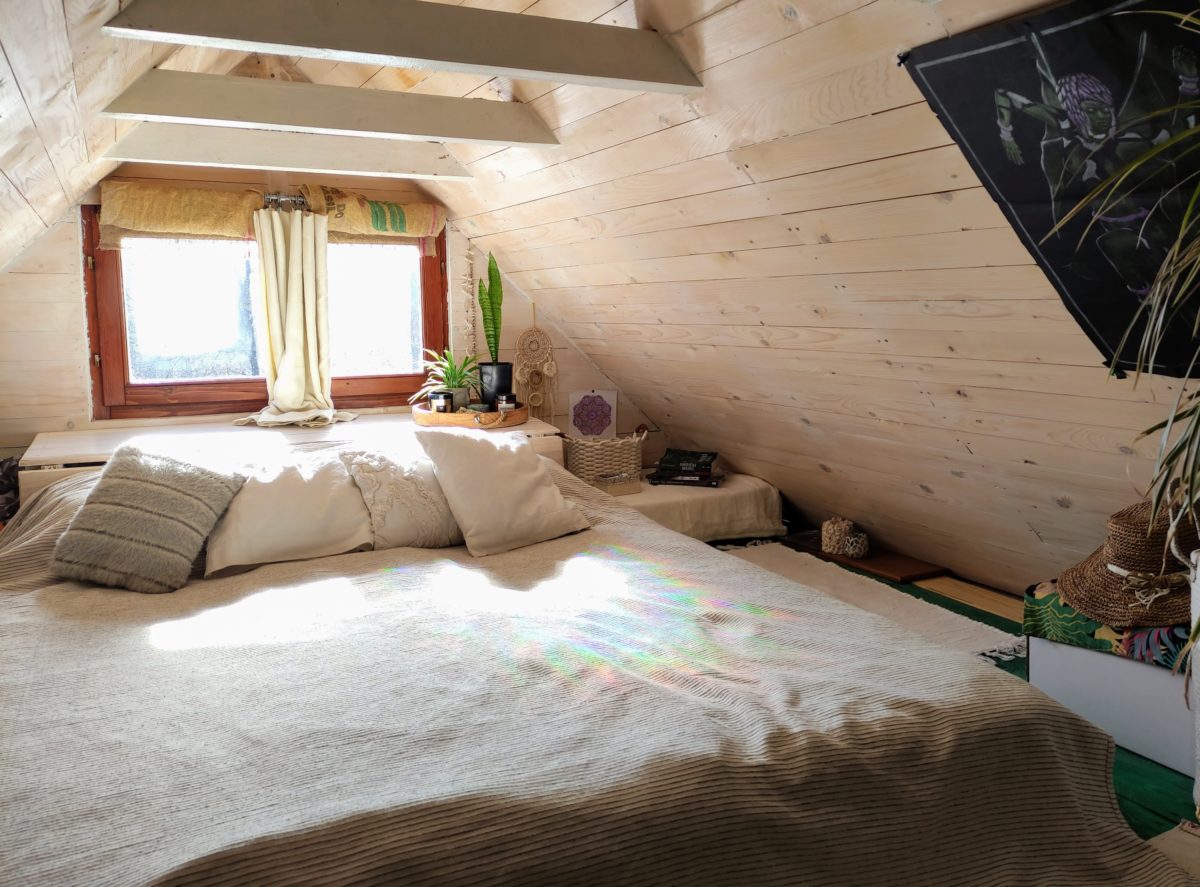 Beautiful attic bedroom OMG